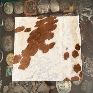 Cowhide Accent Pillow
